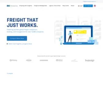 Freightos.com(Online Freight Shipping Marketplace & Platform) Screenshot