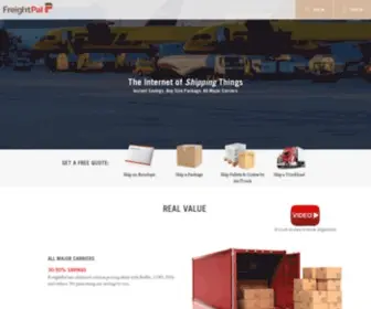 Freightpal.com(FreightPal Shipping Platform) Screenshot