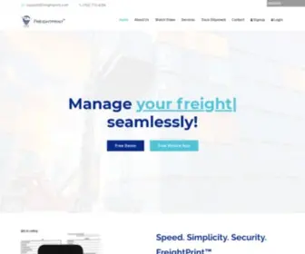 Freightprint.com(Simple freight com) Screenshot