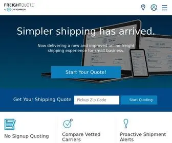 FreightQuote.com(Freight Shipping Quotes) Screenshot