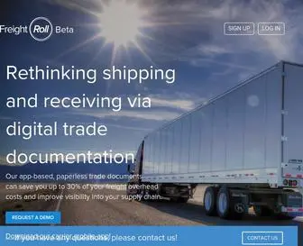 Freightroll.com(FreightRoll Index) Screenshot