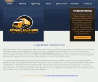 Freightscholars.com(Freight Broker Training with) Screenshot