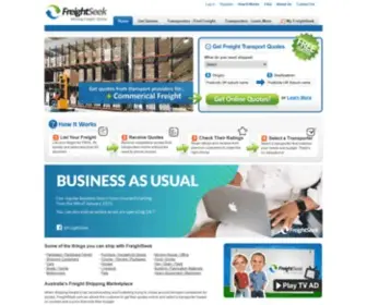 Freightseek.com.au(Online Shipping) Screenshot