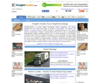 Freighttender.com(Freight Tender) Screenshot