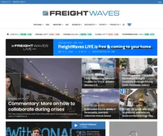Freightwaves.com(Freightwaves) Screenshot