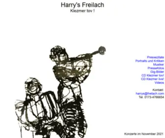 Freilach.com(Klezmer tov) Screenshot