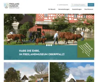 Freilandmuseum.org(Freilandmuseum Oberpfalz) Screenshot