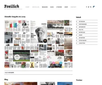 Freilich-Magazin.at(Freilich Magazin) Screenshot