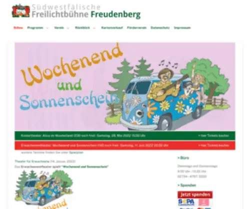 Freilichtbuehne-Freudenberg.de(Südwestfälische) Screenshot