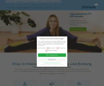 Freiraum-Institut.at(Yoga in 1090 Wien) Screenshot