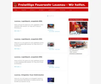 Freiwillige-Feuerwehr-Lauenau.de(Wir helfen) Screenshot