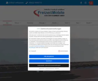 Freizeitmobile-Sande.de(FreizeitMobile von der Kammer GmbH) Screenshot