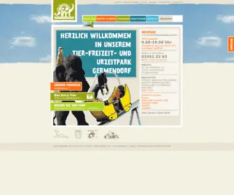 Freizeitpark-Germendorf.de(Tierpark Germendorf) Screenshot