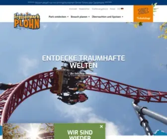 Freizeitpark-Plohn.de(Willkommen in Sachsens erstem Familienfreizeitpark) Screenshot