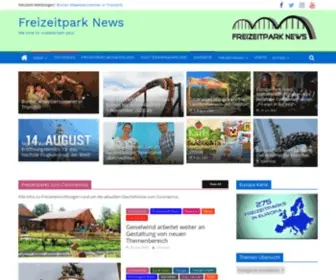 Freizeitparknewsnrw.de(Freizeitpark Magazin) Screenshot