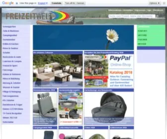 Freizeitwelt.de(Rucksäcke) Screenshot