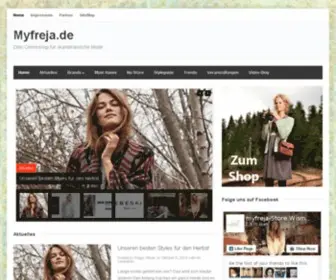 Freja-Mode.com(Myfreja Mode Blog) Screenshot