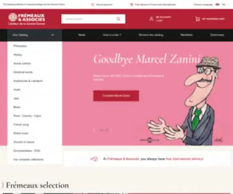 Fremeaux.com(Editions) Screenshot