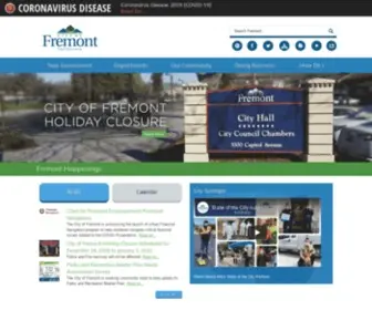 Fremont.gov(City of Fremont Official Website) Screenshot