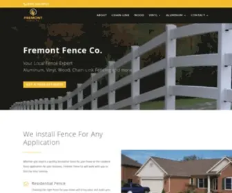 Fremontfenceco.com(Fremont Fence Co) Screenshot