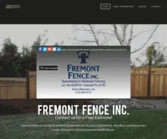 Fremontfenceinc.net(Fremont Fence) Screenshot