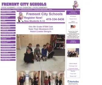 Fremontschools.net(Fremont City School District) Screenshot