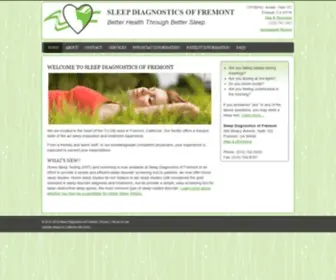 Fremontsleep.com(Sleep Diagnostics of Fremont) Screenshot