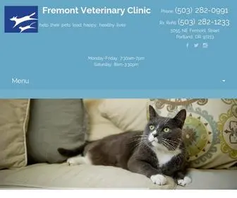 Fremontvet.com(Fremont Veterinary Clinic) Screenshot