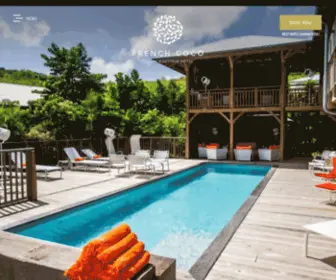 French-Coco.info(Boutique hotel Martinique) Screenshot