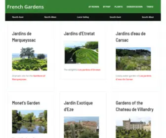 French-Gardens.com(French gardens) Screenshot