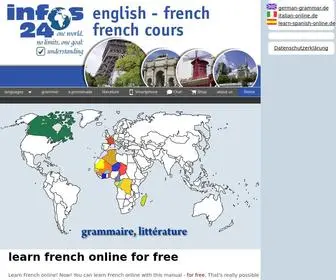 French-Online.de(Learn French online) Screenshot