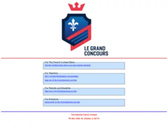 Frenchcontest.org(National French Contest) Screenshot