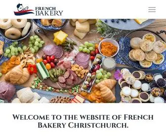 Frenchbakery.co.nz(French Bakery Christchurch) Screenshot