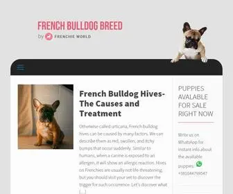 Frenchbulldogbreed.net(French Bulldog Breed) Screenshot