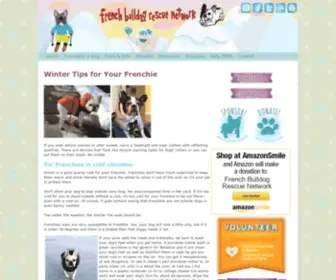 Frenchbulldogrescue.org(French Bulldog Rescue Network) Screenshot