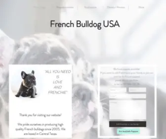 Frenchbulldogusa.com(ROYAL FRENCHIES FRENCH BULLDOG PUPPIES TEXAS) Screenshot