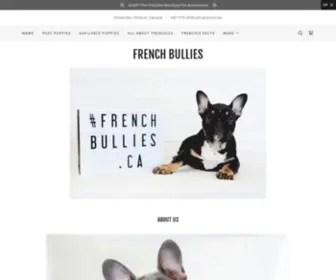 Frenchbullies.ca(French Bulldog) Screenshot