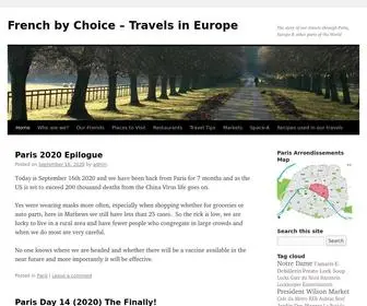 Frenchbychoice.com(Travels in Europe) Screenshot