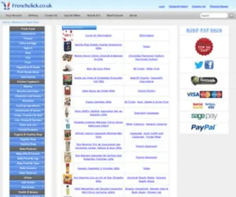 Frenchclick.co.uk(The French Food Supermarket) Screenshot