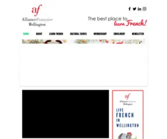 French.co.nz(Alliance française) Screenshot