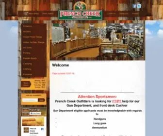 Frenchcreekoutfitters.com(French Creek Outfitters) Screenshot