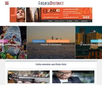 Frenchdistrict.com(Vivre et voyager aux Etats) Screenshot