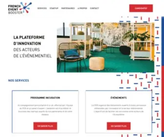 Frencheventbooster.com(La plateforme d'innovation événementielle) Screenshot