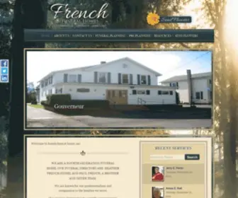 Frenchfuneralhomes.com(French Funeral Home Inc serving Gouverneur) Screenshot