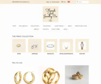 Frenchgirljewelryco.com(French Girl Jewelry Co) Screenshot