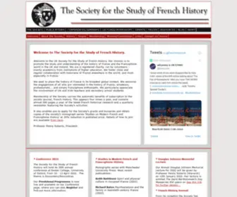 Frenchhistorysociety.co.uk(The Society for the Study of French History) Screenshot