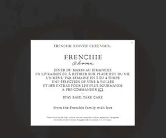 Frenchie-Restaurant.com(Frenchie Restaurant) Screenshot