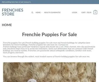 FrenchiesStore.com(Detailed guide to the merle french bulldog akc dog breed. How much) Screenshot