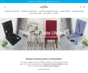 Frenchistore.com(HOUSSE DE CHAISE) Screenshot