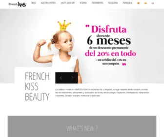 Frenchkissbeauty.com(Centros de Belleza French Kiss Beauty) Screenshot